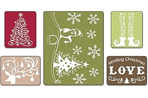 Sizzix 656985 Textured Impressions Embossing 5 Folders