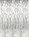 9.8 Ft Metallic Tinsel Foil Fringe Curtains Silver Foil Curtains Backdrop for Parties Photo Background Wedding Decoration, Indoor & Outdoor Party Streamers