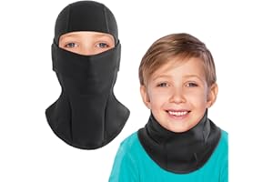 DAFIFO Kids Balaclava Ski Mask, Winter Full Face Balaclava Windproof Neck Warmer for Boys Girls School Riding Sports
