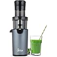Shine SJX-1 Easy Cold Press Juicer with XL Feed Chute and Compact Body, Gray