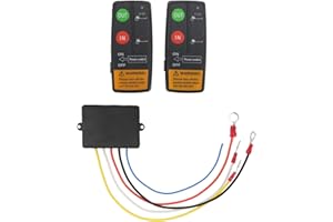 Luqeeg Universal High Sensitivity Wireless Winch Remote Control Kit for Car ATV Truck, Portable Design for Offroad Vehicles, 