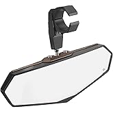 KEMIMOTO UTV Rear View Mirror, SXS Center Mirror Fits for 1.6"-2" Roll Bar Cages Compatible with Polaris RZR, Can-Am X3, Can-