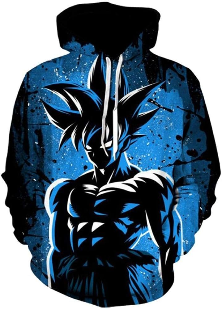 3D O Collar Print Anime Cartoon Dragon Ball Z Fashion Men Women Hooded 