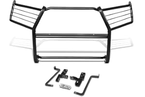 DNA Motoring GRILL-G-083-BK Powder-Coated Front Bumper Protector Brush Grille Guard Compatible with 16-19 Tacoma