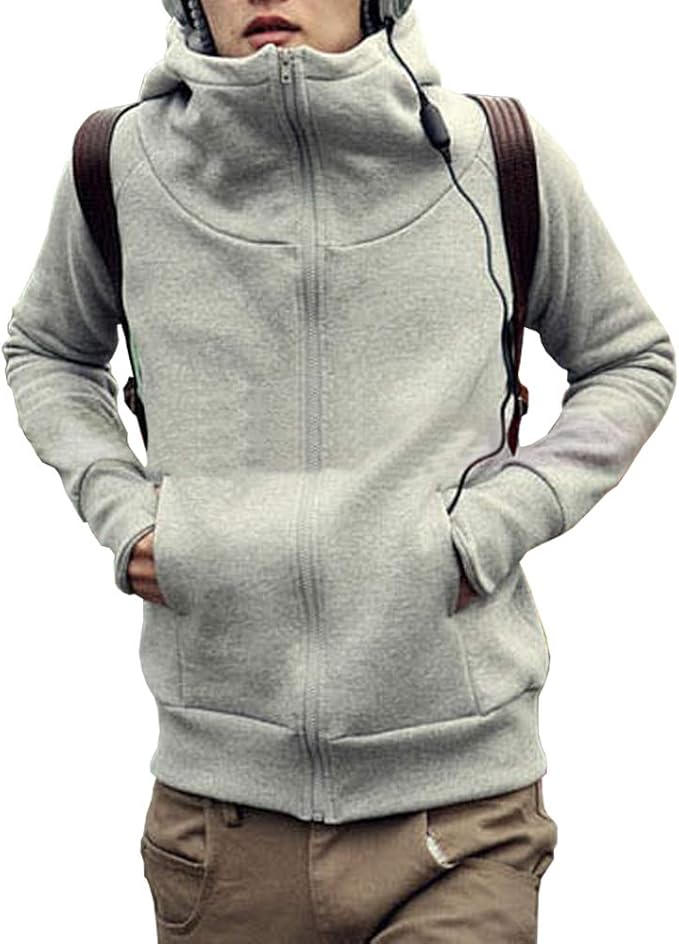 Amazon Sheya パーカー メンズ ライダース ジップアップ トレーナー