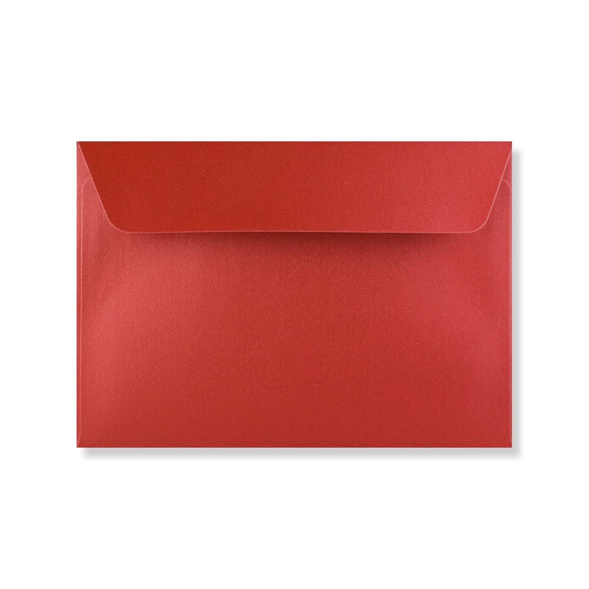 C6 Coloured envelopes for A6 Greeting Cards Christmas Cards Wedding Invitation Crafts 114x162mm - Pack of 12 envelopes (Pearl Red P&S)