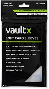 Vault X Soft Penny Sleeves 200 Pack High Clarity TCG Card Game Protection view 1