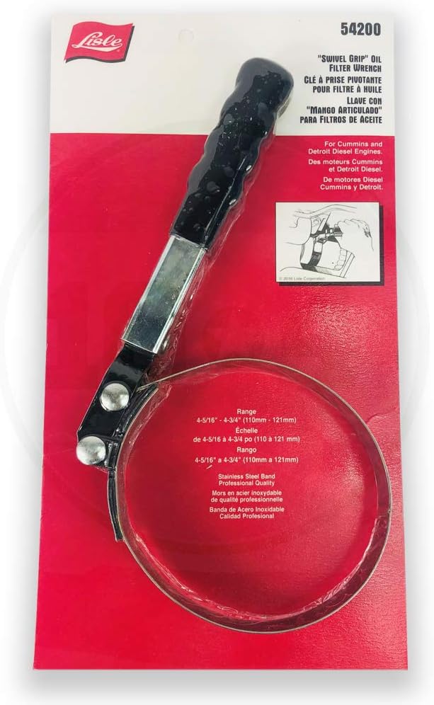 Lisle 54200 Swivel Grip Oil Filter Wrench, Oil Filter Wrenches Amazon