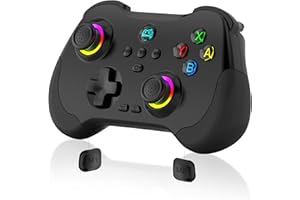 Joso Mobile Gaming Controller for iPad/iPhone/Tablet, Cloud Controller Remote Joystick for iOS/Android, Wireless Switch Controller with Macro Buttons/Hall-Rocker/Hall-Trigger - Black