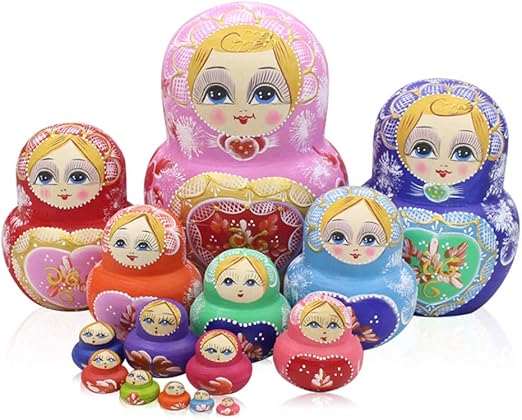 muñecas pintadas a mano