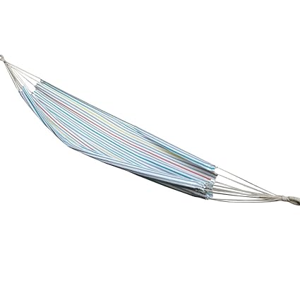 Hangit Cotton Hammock (White Stripe, 335 Centimeters)