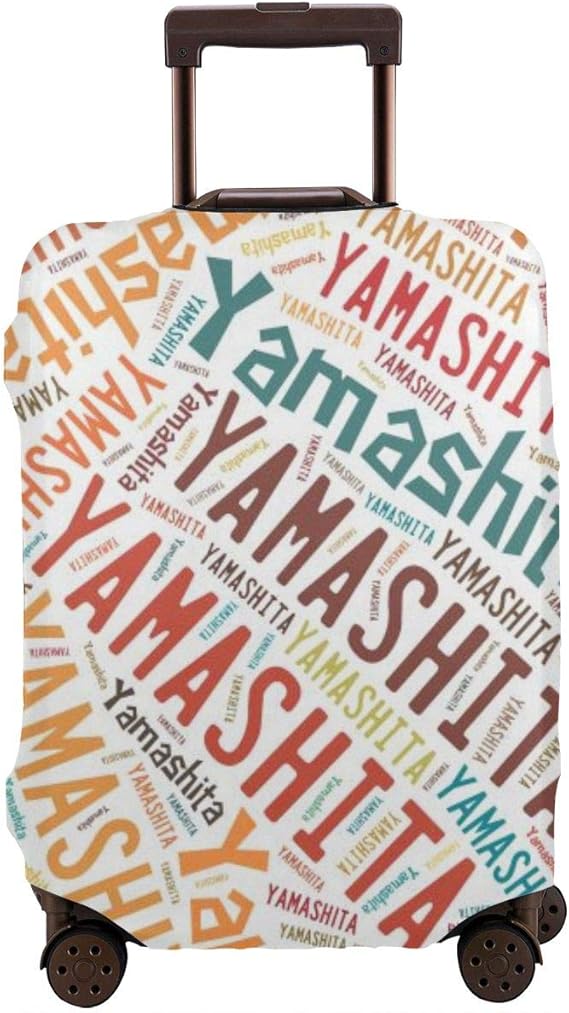 Amazon Co Jp スーツケースカバー 日本の姓 Yamashita 山下 旅行スーツケース 保護カバー 荷物ケース 旅行アクセサリー White 服 ファッション小物
