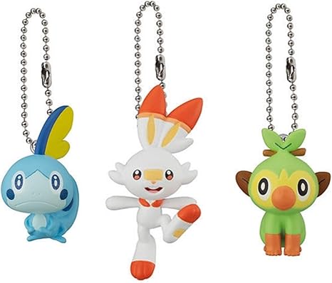 Amazon ガシャポン ポケモンスイング 新御三家セット ヒバニー メッソン サルノリ アニメ 萌えグッズ 通販
