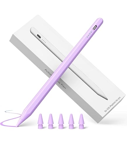 Pink Stylus Pen for iPad,35 mins Fast Fully Charging for Apple