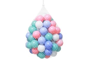 Wonder Space Soft Pit Balls, Chemical-Free Crush Proof Plastic Ocean Ball, BPA Free with No Smell, Safe for Toddler Ball Pit/Kiddie Pool/Indoor Baby Playpen