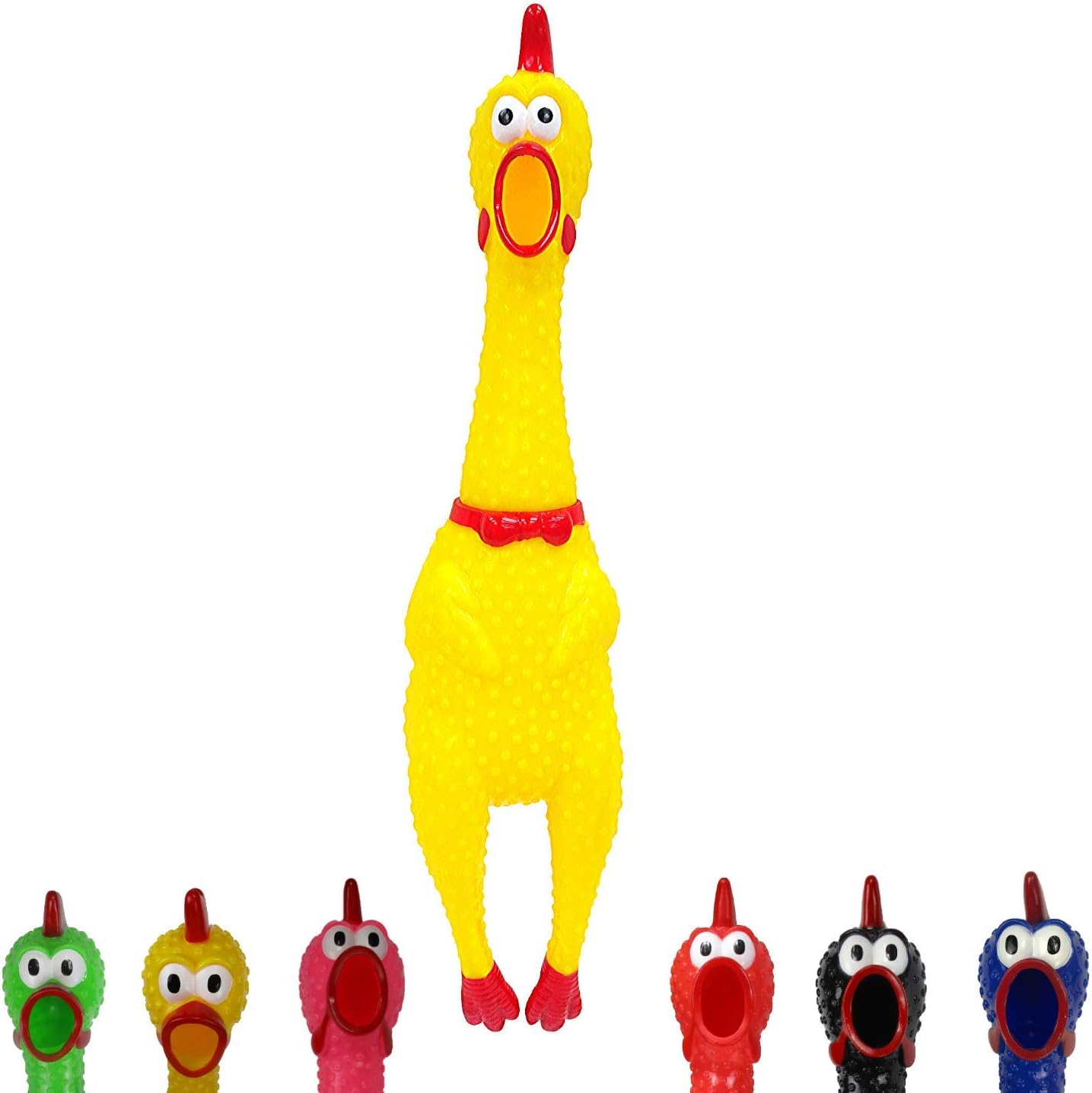 rubber chicken that makes noise