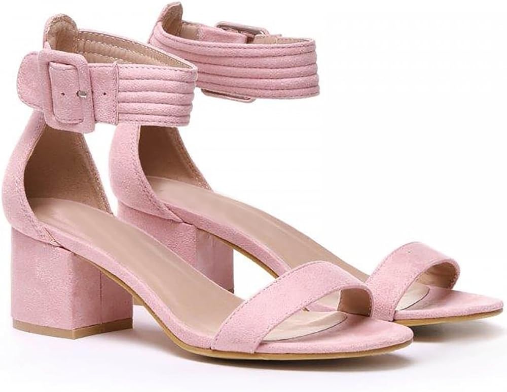 light pink low heel shoes