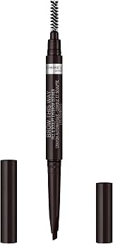 Rimmel Brow This Way Fill & Sculpt Eyebrow Definer Soft Pencil & Brush Duo view 3