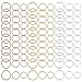 Colossal ship 270 Pieces 3 Colors/3 Sizes,Hair Rings Braid Rings Hair Hoops Hair Loop Clips