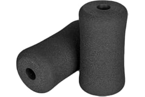 OTFAITP Sponge Foam Foot Pad Roller Pair, Used for Replacing Gym Exercise Equipment, Suitable for 1-inch Rod (Foam 5.71" X 2.95" Od X 0.87" Id)