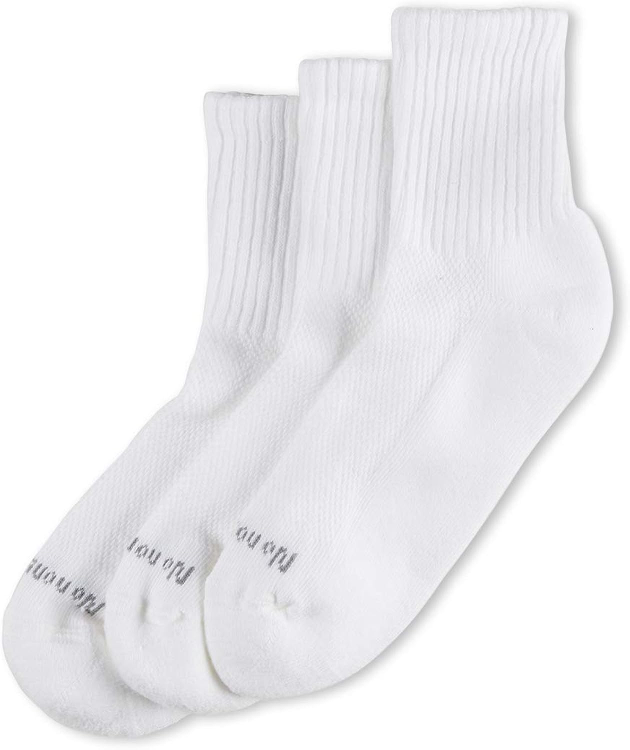 No Nonsense Women's Soft & Breathable Cushioned Mini Crew Socks, White, 4-10 at  Women’s Clothing store