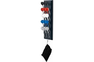 Viper Wall Mounted Dart Holder/Caddy Display, Holds 12 Steel and Soft Tip Darts