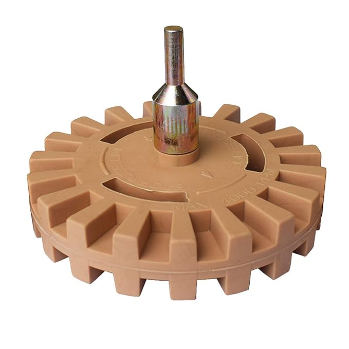 Decal Removal Eraser Wheel Tool Kit 10 cm Rubber Power Drill