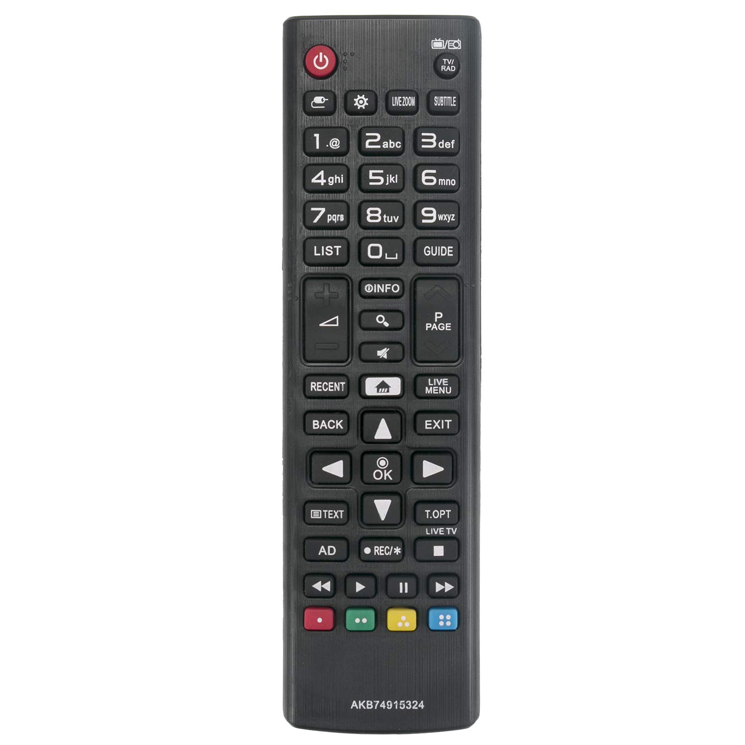 VINABTY AKB74915324 Remote Control Replacement Fit for LG AKB75055702 32LH604V 43LH590V 49LH590V 65UH625V 55UH650V 50UH635V 32LH590 43UH603 43uh61 40uh65 43uh62 40uh63 43uh66 43uh65 43uh67