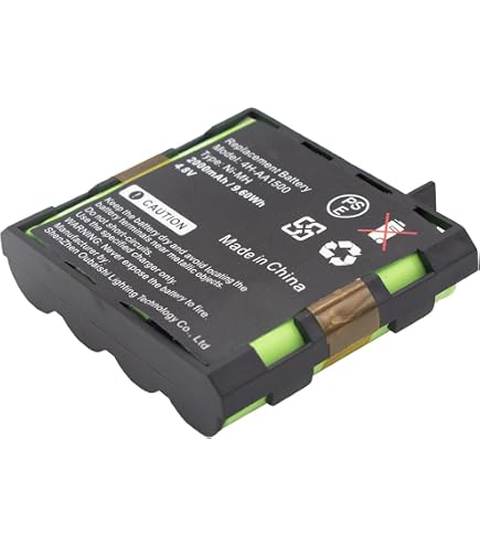 Batteria Di Ricambio Cameron Sino Per Compex 4H-AA1500 - 4.8V 2000mAh Ni-MH