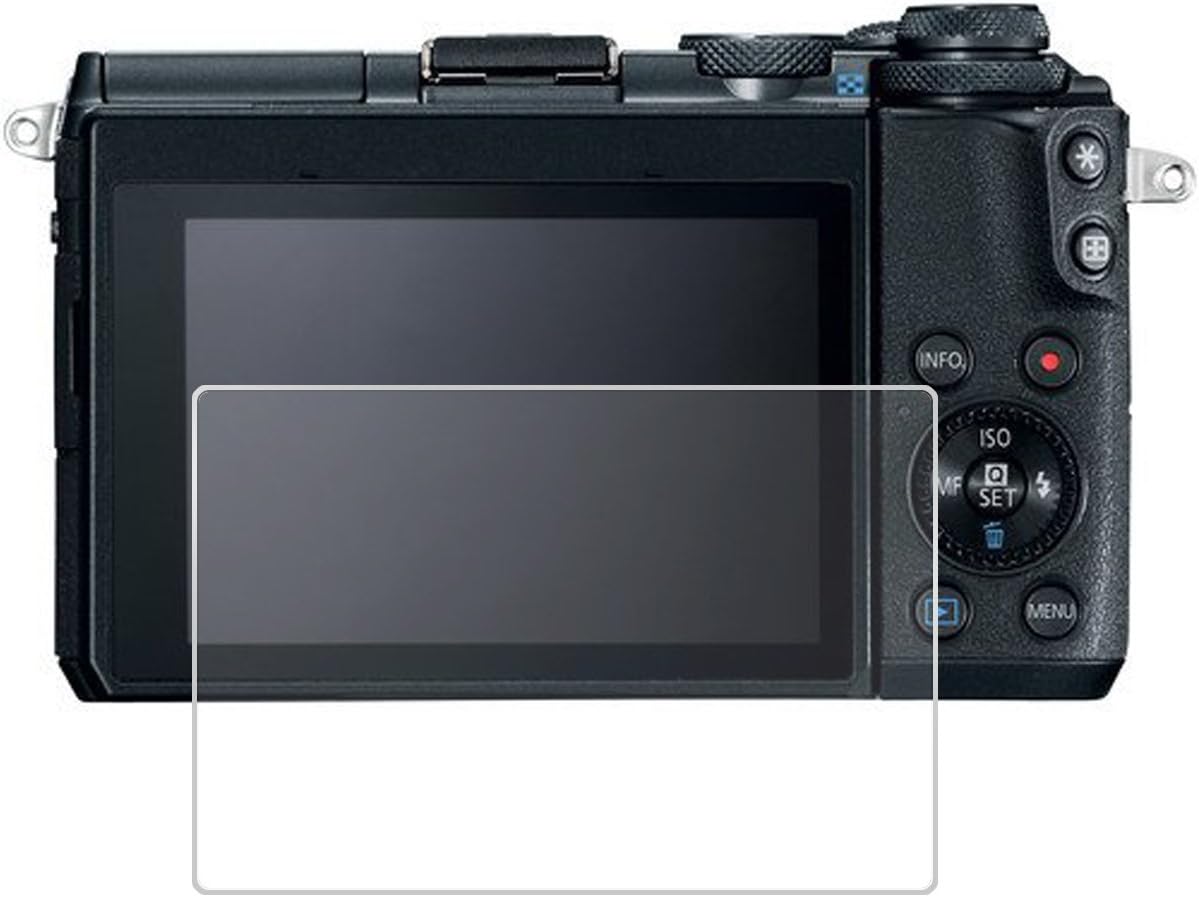 Compatible Canon Eos M50 M6 M100 LCD Screen Protector, MYECOGO 9H Hardness 0.33mm DSLR Camera Tempered Glass Film for Canon EOS M100, EOS M6, M50, PowerShot G9 X Mark II, G7 X Mark II, G5 X, G9 X