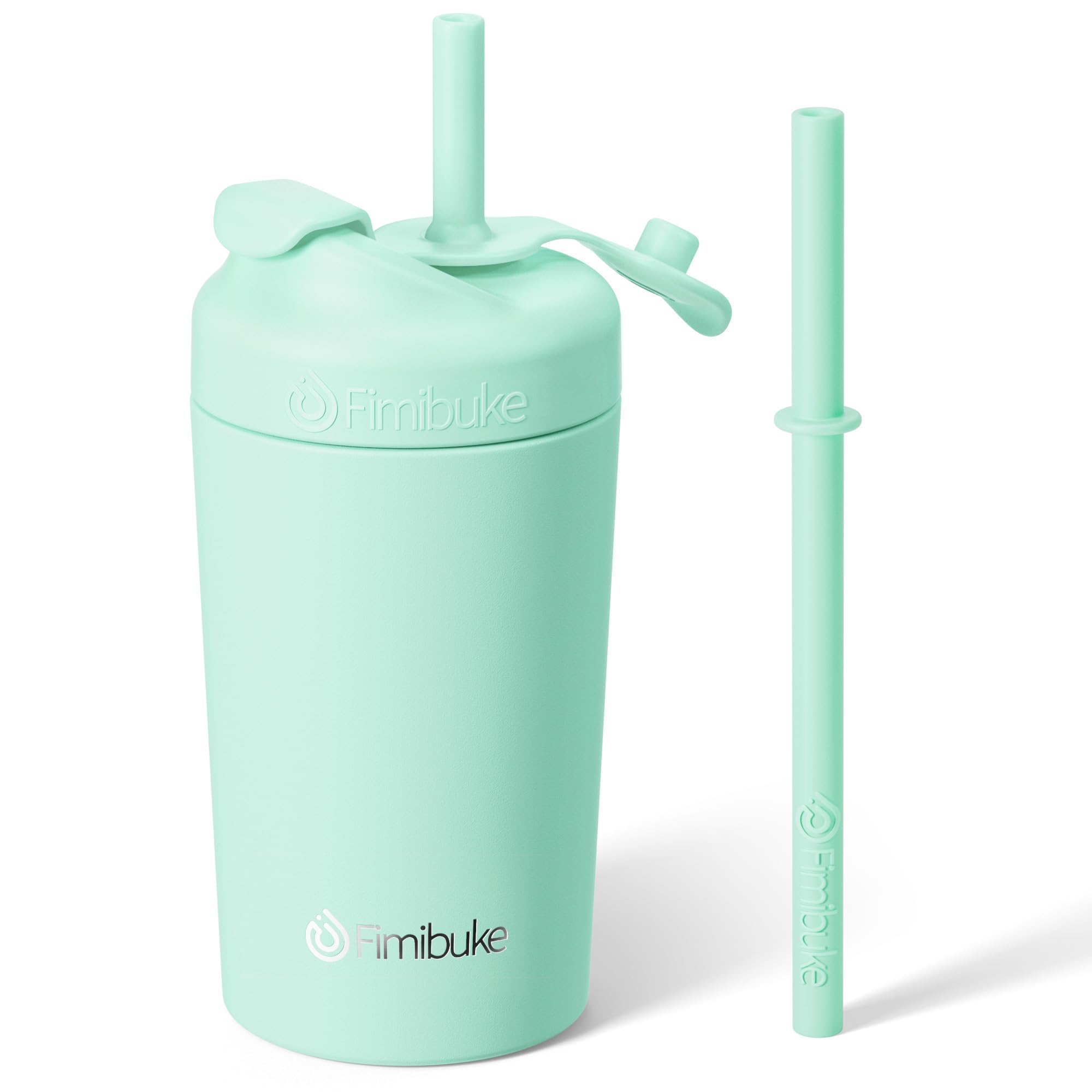 View 1 of *USED*
Fimibuke Kids & Toddler Cups, 10 OZ Spill Proof Straw Cups for Toddlers, Leak-Proof Kids Insulated Tumblers with Screw-On Lid & Silicone Straws with Stopper, Stainless Steel Sippy Cup for Girls Boys