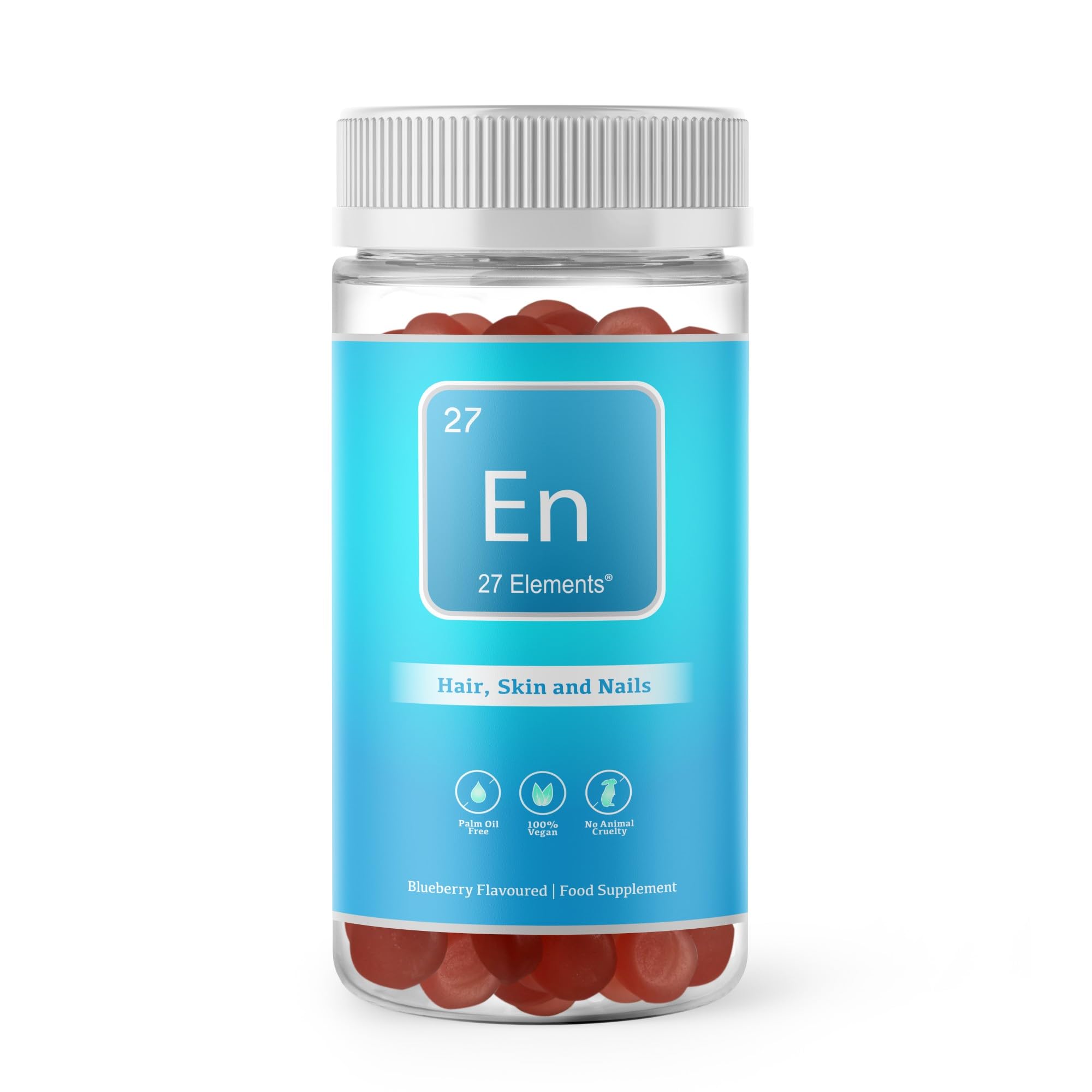 Biotin Hair Growth + Multivitamin Gummies | Two Months Supply - 60 Vegan Gummies | Biotin = 300% NRV | Chewable Beauty Vitamins for Adults & Children | Gluten & Palm Oil Free | Made in the UK