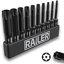 thumbnail image 2 of HARFINGTON TT25 7 Point Security Torx Screwdriver Bit - 1/4 Inch Hex Shank, 2 Inch Length, Magnetic Tip 2 of 11