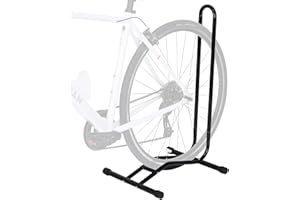 DERINGO Bike Stand for Garage & Mountain Bikes – Space-Saving Bicycle Storage Solution, Floor Stand for Indoor & Outdoor Use
