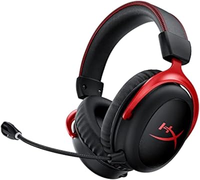 HyperX Cloud II Wireless Gaming Headset USB 53mm Drivers 30H Battery