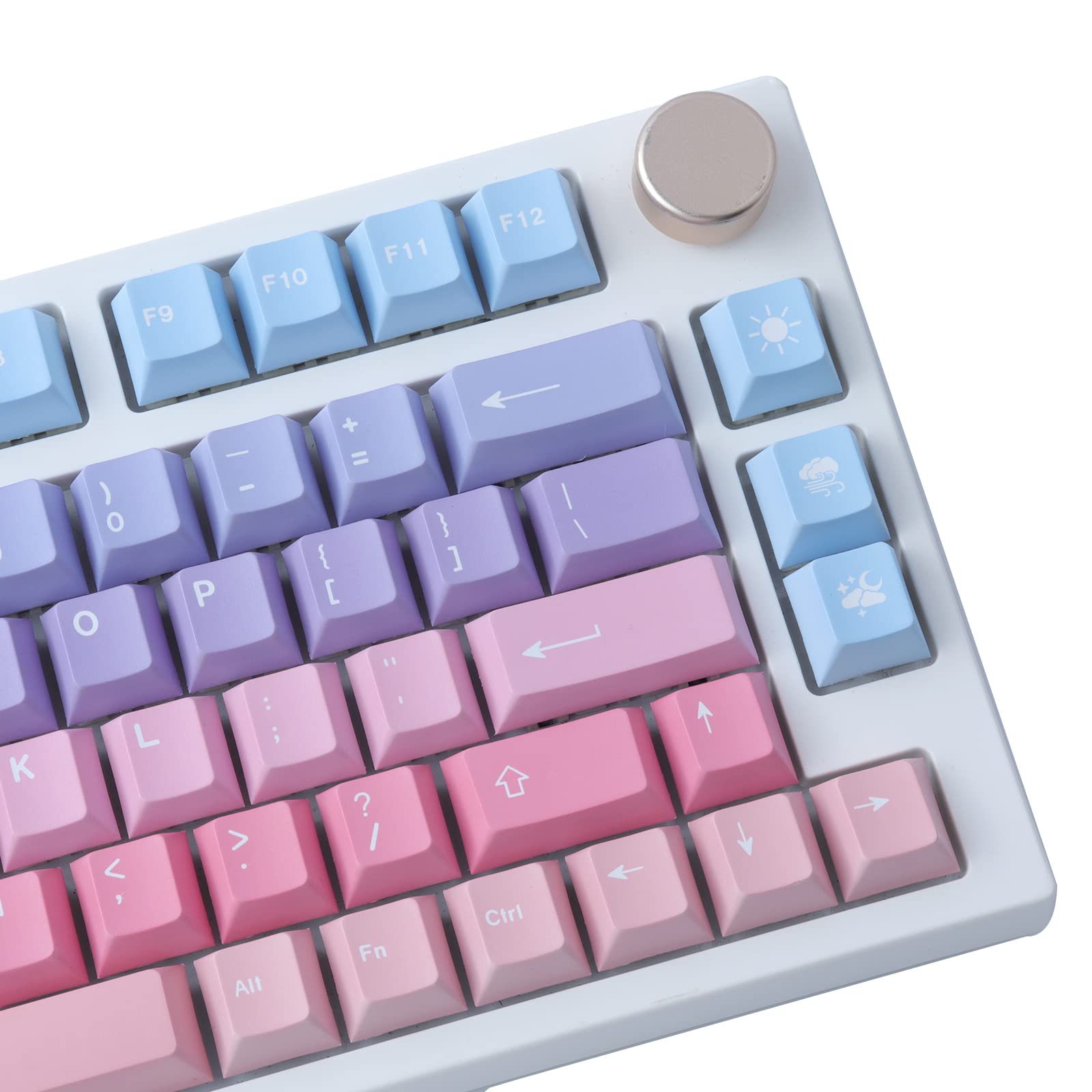 JOMKIZ 136 Keys PBT XDA Keycaps - Dye-Sub Custom Layout For Cherry MX Mechanical Keyboards, Western Cowboy Theme