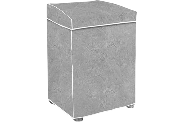 "Capa Para Maquina De Lavar Brastemp Eletrolux Consul 07Kg 08Kg 09Kg 10Kg 11Kg12Kg 13Kg 14Kg 15Kg 16Kg 17Kg Impermeável Forrada Com Elástico Traseiro Proteção UV Material Super Resistente " (Cinza, G)