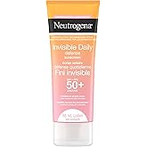 Neutrogena Invisible Daily Defense Fragrance Free Sunscreen Lotion SPF 50+, 88 mL