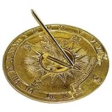 Rome 2314 Nautical Sundial, Solid Polished