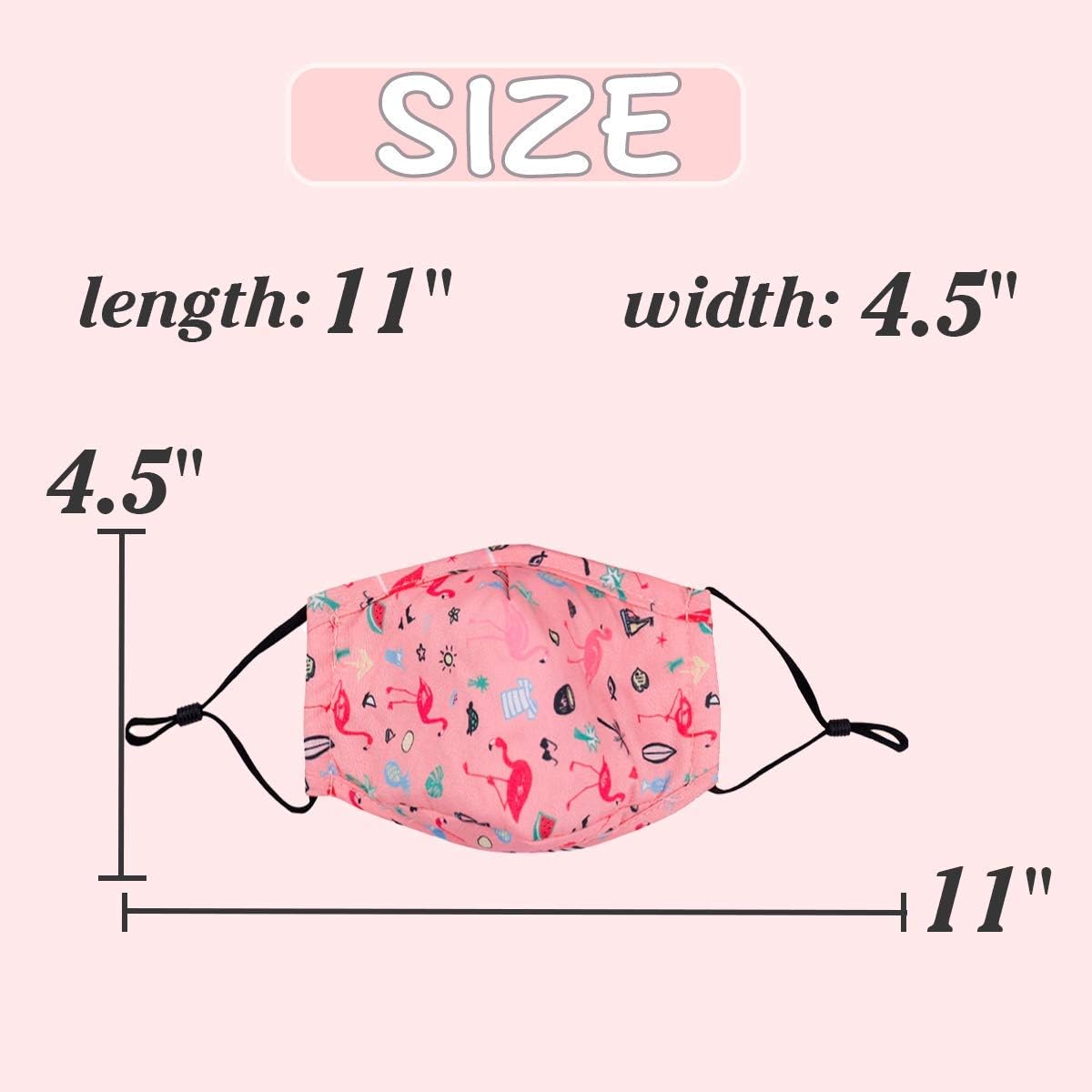Kids Fabric Balaclava Bandana Cover, Reusable Washable Mask, Toddler Protection Protective Adjustable Headwear, Game Box Cotton Fashion Cloth for Face Toddler Protection Gifts for Girls Boys : Sports & Outdoors