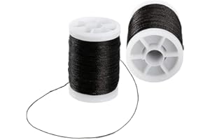 Linkboy Archery Bow String Serving Thread Bowstring Serving Material 0.020” for Bowstring Tie Peep Nock Protection, 120 Yard/Roll, Pack of 2 Rolls