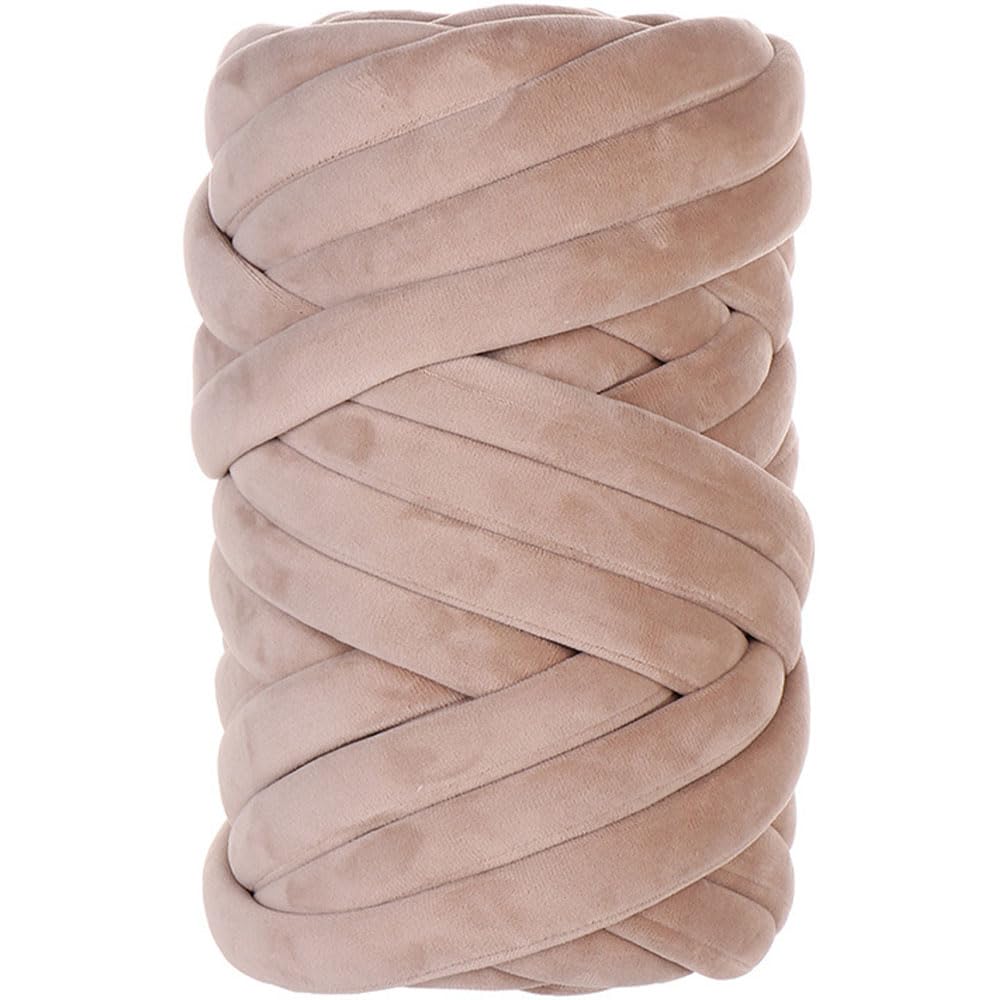 1 Pcs Super Chunky Arm Knitting Yarn Braided Knot Throw Blanket Cotton Yarn for DIY Knitting Blanket Pets House Bed 500g
