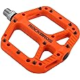 Rock BROS Mountain Bike Pedals Nylon Composite Bearing 9/16" MTB Bicycle Pedals with Wide Flat Platform