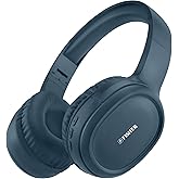 Fisher Active Noise Cancelling Headphones, Over Ear Headphones Wireless Bluetooth 5.3, Microphone, Lightweight Comfortable Headset for Home, Travel, Rechargeable, Workout Headphones, Deep Bass