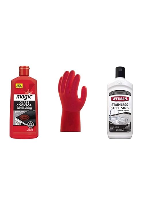 Amazon Com Magic Glass Cooktop Stainless Steel Sink Cleaner Set
