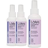 Lafe's Natural Deodorant | 4oz Aluminum Free Natural Deodorant Spray | Lavender & Aloe | 3 Pack