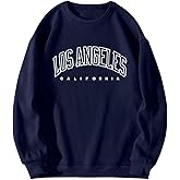 WDIRARA Men's Letter Graphic Round Neck Long Sleeve Sweatshirt Casual Tops