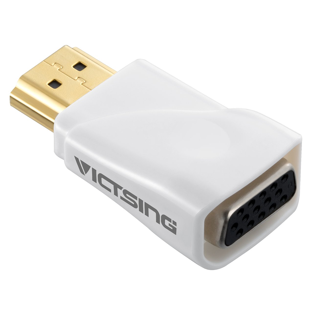 VicTsing HDMI to VGA Converter Adapter GoldPlated for PC, Laptop, DVD, Desktop and