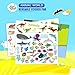 Jar Melo Reusable Sticker Pad; Great Assorted: 3 Packs - Animal World; City Park; Urban Transport; Over 408 Stickers; Separated Scenes;Easter Gift