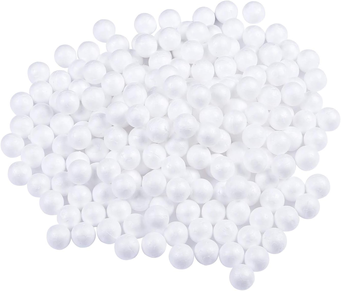 Dorhui 240 Pieces I Inch Foam Balls, Craft Styrofoam Balls Art Decoration Craft Balls Polystyrene foam Balls for for Christmas Ornaments House Art Craft, School Projects Party Decorations, White Color